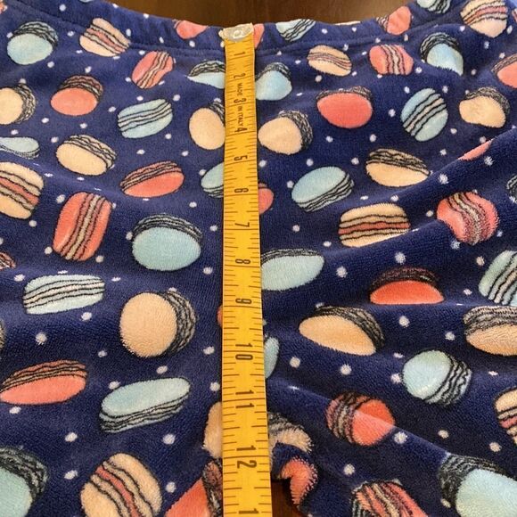 Frankie & Johnny Fleece Macaroon Pajama Bottoms Size Large - Picture 7 of 8
